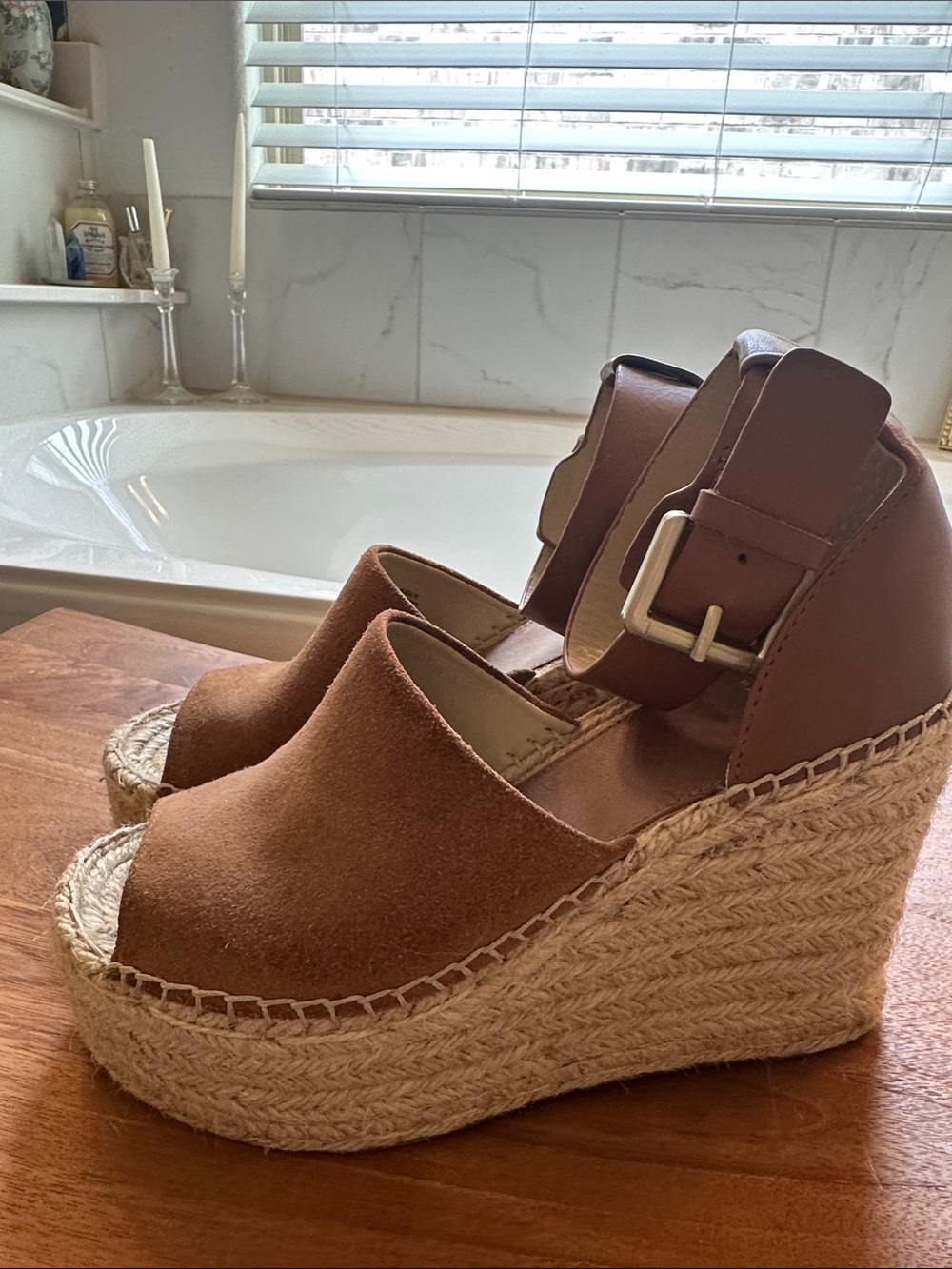 Marc Fisher Adalyn Espadrille Wedge Sandals
